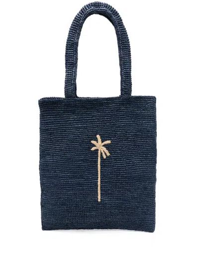 Manebi Manebí Blue 'plam' Tote Bag