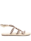 Manebi Braided-straps Espadrilles In Neutrals
