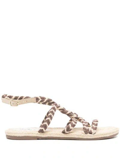 Manebi Braided-straps Espadrilles In Neutrals