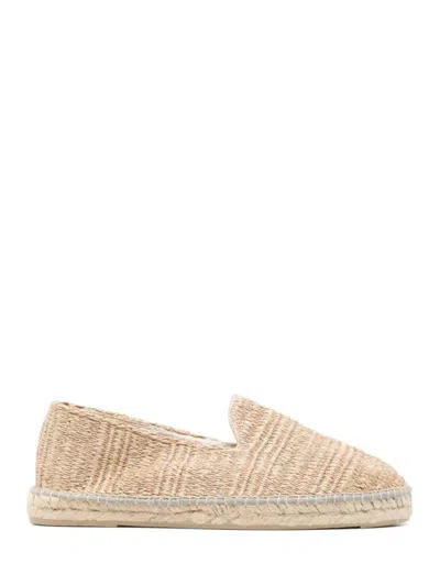MANEBI MEN BEIGE RAFFIA ESPADRILLES