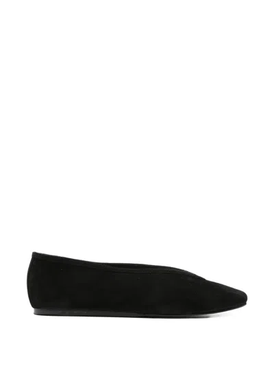 Manebi Pointed Ballet Flats In Black