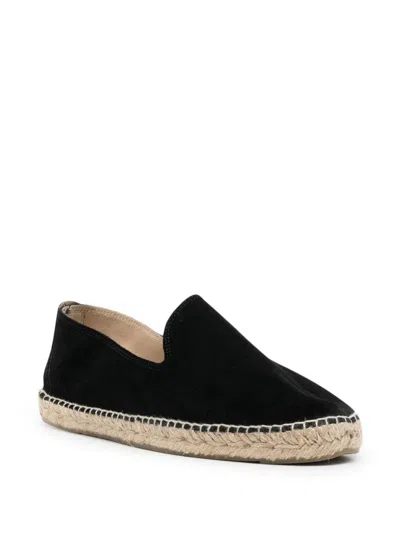 Manebi Black Suede Espadrilles