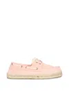Manebi Boat Shoes Espadrilles In Pink