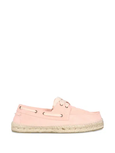 Manebi Boat Shoes Espadrilles In Pink