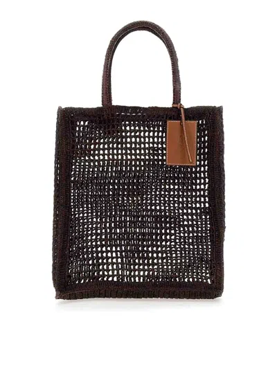 Manebi Woven Bag In Brown