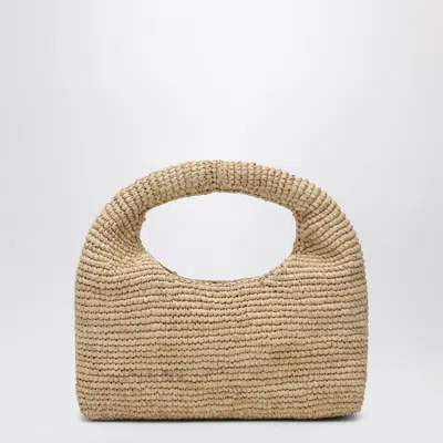 Manebi Borsa Halfmoon In Rafia