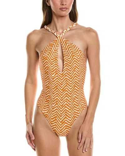 Manebi Braided One-piece In Brown