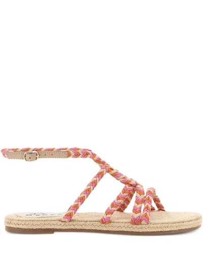 Manebi Braided-straps Sandals In Neutrals