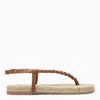 MANEBI MANEBÍ | BROWN BRAIDED LEATHER CANYON SANDAL