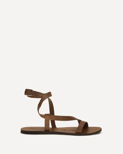 Manebi Canyon Leather Sandals In Brown