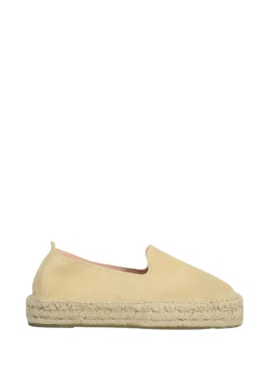 Manebi Chic Flat Mini Shoes For Women In Beige