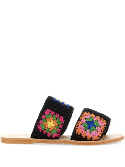 MANEBI COTTON CROCHET SANDALS