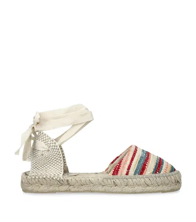Manebi Cotton Stripe Hamptons Espadrilles