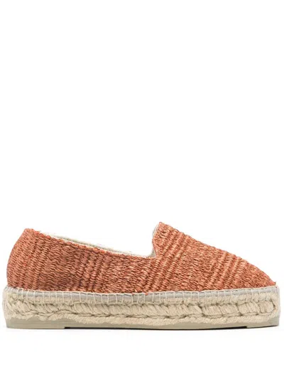 Manebi Manebí Double Sole Espadrilles Shoes In G 0.9 Orange Rust