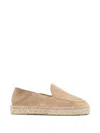 Manebi Flat Platform Espadrilles In Gray