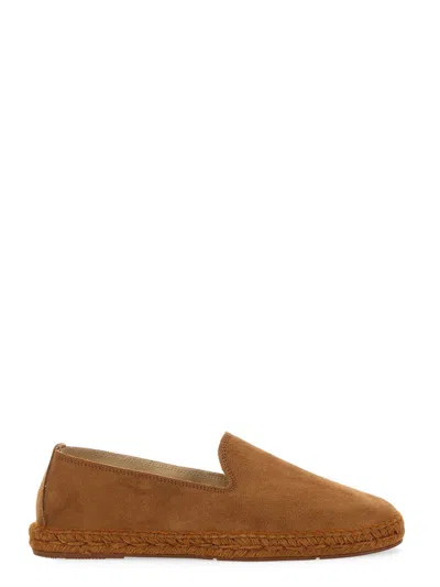 Manebi Espadrille In Suede In Brown