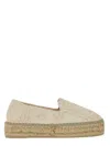 Manebi Espadrille Double Sun In Beige