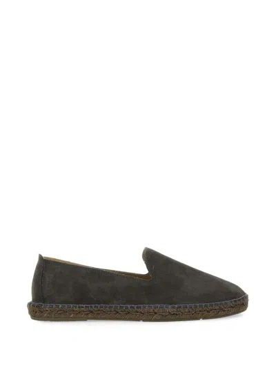 Manebi Espadrille In Suede In Black
