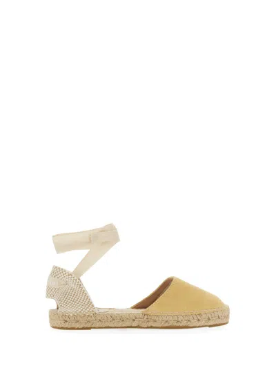 Manebi Manebí Espadrille Classic Flat Shoes In Yellow
