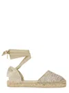 Manebi Manebí Espadrille "valenciana" In Gold