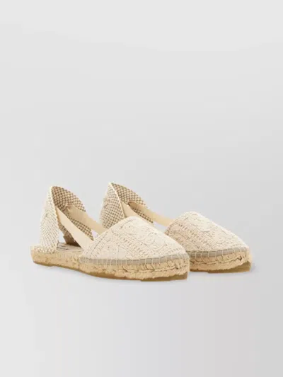Manebi Espadrilles Featuring Woven Texture And Open Heel