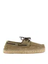 Manebi Espadrille Boat In Green