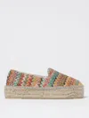 Manebi Raffia Sole Round Toe Espadrilles In Bunt
