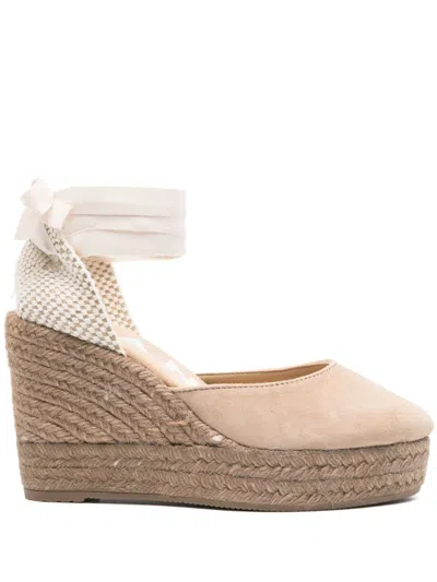 Manebi Espadrilles With Logo In Neutral