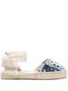 Manebi Crochet-knit Espadrilles