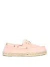 Manebi Boat Espadrillas In Nude & Neutrals