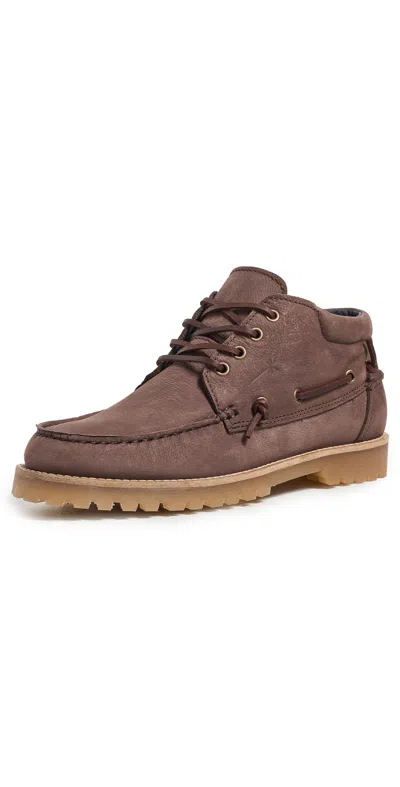 Manebi Field Ankle Boots Nabuk Moka In Brown