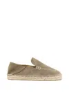 Manebi Flat Espadrilles In Green