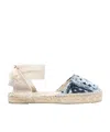 Manebi Crochet-knit Espadrilles In Nude