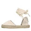 Manebi ' Flat Shoes Cream In Neutral