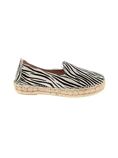 Pre-owned Manebi Flats In Silver