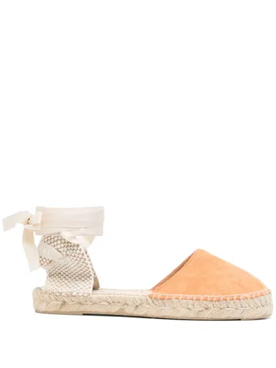 Manebi Peach Round-toe Espadrilles