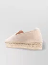 Manebi Hamptons Jute Sole Round Toe Espadrilles In White