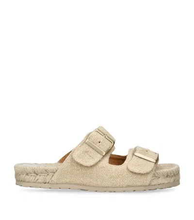 Manebi Hamptons Nordic Sandals In Beige