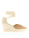 Manebi Hamptons Sandal In Light Grey