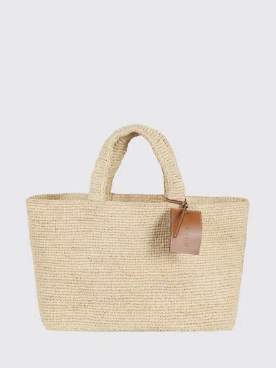 Manebi Tag Shoulder Bag In Neutral
