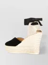 Manebi Hamptons Suede Heart-shaped Wedge Espadrilles