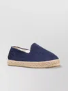 Manebi Lahavana Canvas Espadrilles With Braided Raffia Sole