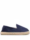 Manebi Lahavana Canvas Espadrilles With Braided Raffia Sole