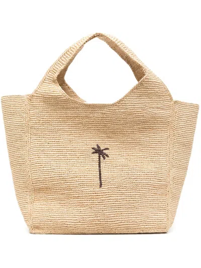 Manebi Large Tote Bag In White