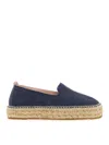 Manebi Manebí Leather Espadrille In Blue