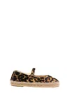 Manebi Leopard-print Touch-strap Espadrilles In Brown