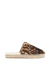 Manebi Leopard Print Mules In Multi