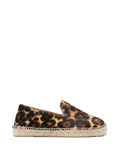 Manebi Leopard-print Espadrilles In Animal Print