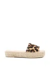 Manebi Leopard-print Espadrilles In Neutral