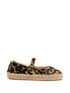 Manebi Leopard-print Touch-strap Espadrilles In Multi